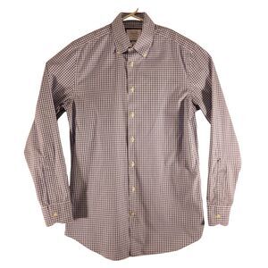 Charles Tyrwhitt Brown Check Dress Shirt